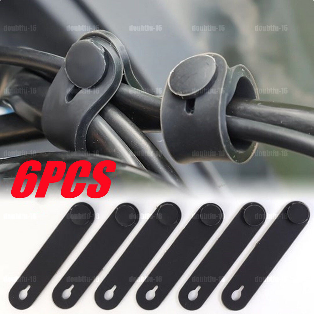 6pcs Rubber Band For Frame Securing Cable Ties Wiring