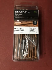 Starborn Industries Deckfast Cap-Tor XD Epoxy Coated PVC/ Composite - 100 Screws