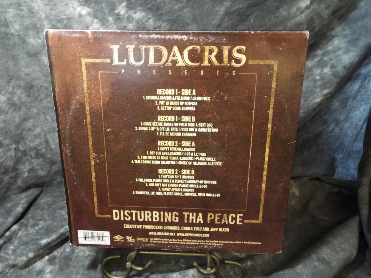 Ludacris and DTP Disturbing Tha Peace 2005 PRESS hip-hop LP VINYL