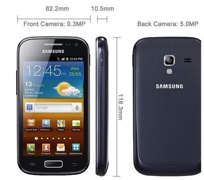 Original Unlocked Samsung Galaxy Ace 2 I8160 4GB 5.0MP 3G 3.8