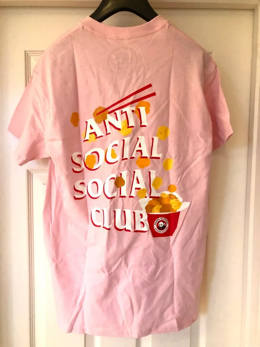 AUTHENTIC Brand New Anti Social Social Club x Panda Express T-Shirt Large  Pink