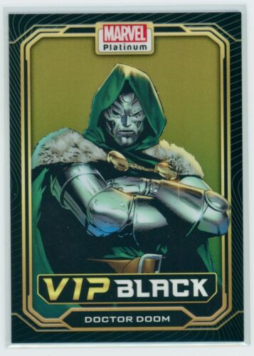 #3 DOCTOR DOOM Card VIP Black ePack Achievement 2023 Marvel Platinum Avengers