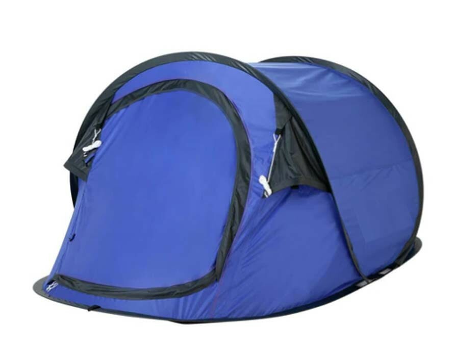 Trespass Person Pop Up Tent Blue