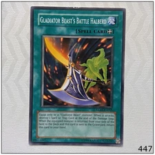 Gladiator Beast's Battle Halberd - GLAS-EN055 - Common Unlimited Yugioh