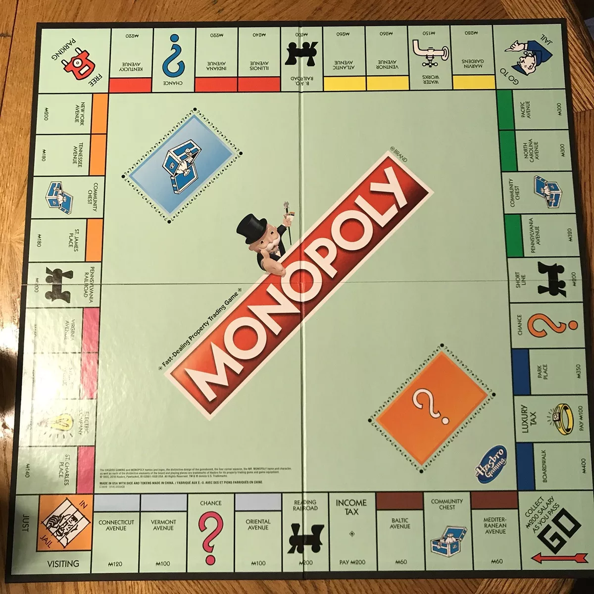 Monopoly Board Game Replacement Parts Game Board and Instructions (P548)