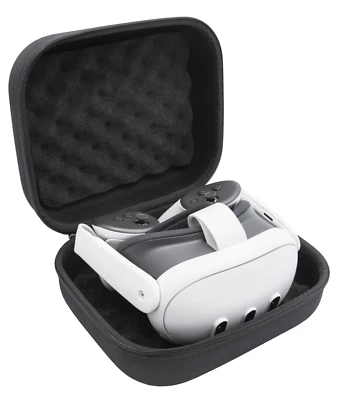 CASEMATIX CM Carry Case For Meta Quest 3S VR Headset and Controllers, EVA VR Case Only