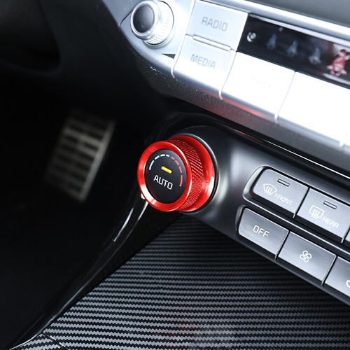 Aluminum Alloy Air Condition Switch Control Knob Cover For Kia Stinger 2017-2023 - Picture 12 of 19