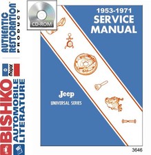 1953-1971 Jeep Cj Dj Models Factory Shop Service Manual Cd 1953-1971 Jeep Cj Dj Models Factory Shop Service Manual Cd