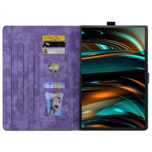 Für Samsung Galaxy Tab A9/A9 Plus Hülle Leder Wallet Kartenhalterung Stand Cover - Bild 19 von 68
