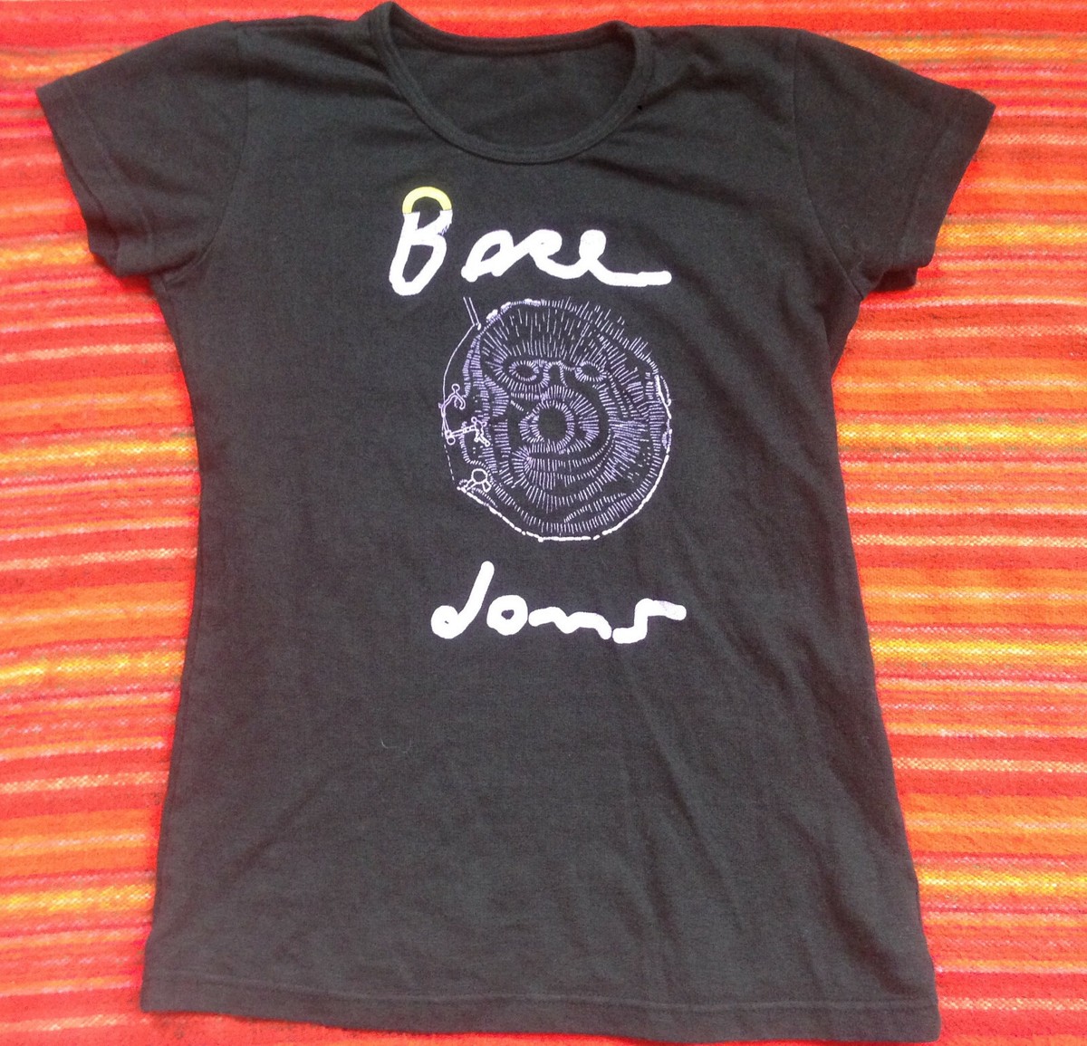 BOREDOMS Tシャツ（Mサイズ アイボリー） Boredoms logo organic