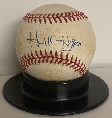 Hulk Hogan Signed MLB NL Baseball Wrestling Great Pro Wrestler Thunderlips JSA - Picture 2 of 8