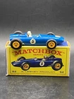 Matchbox Lesney #52b BRM F1 Racing Car Blue w Original Box Vintage Toy Car VTG