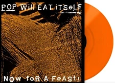POP WILL EAT ITSELF NOW FOR A FEAST LP *LTD ORANGE VINYL EU PRESS 500 COPIES New