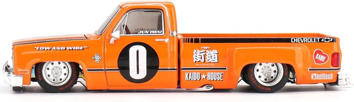 街道ハウス Chevrolet Silverado Dually　チェイス CHASE ! Mini GT x Kaido House 1:64 Chevrolet Silverado