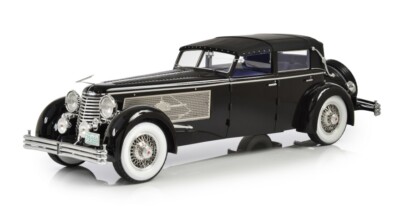 Esval 1937 Duesenberg SJ Town Car Rollson Fully Closed 1/18 Model Car Resin