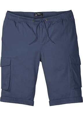Schlupf-Bermuda mit Komfortschnitt Regular Fit Gr. 48 Indigo Herren-Shorts Neu*