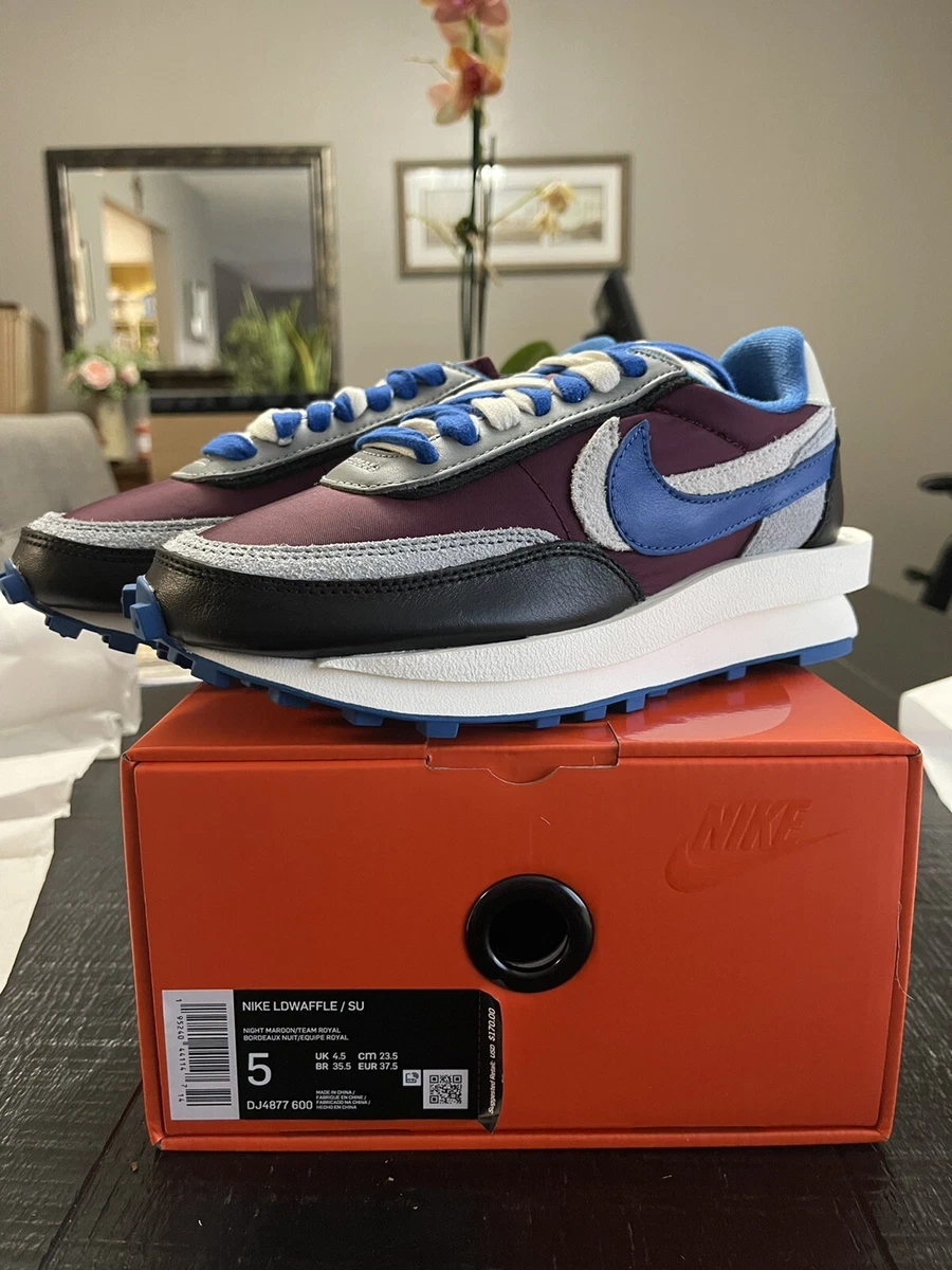 Nike LD Waffle x sacai x UNDERCOVER Night Maroon Size 5M/6.5W DJ4877-600