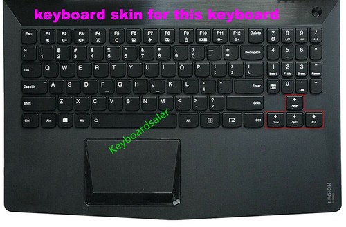 US Keyboard Skin Cover for Lenovo Y730 Y730-17ich Y740 Y740-17ICHg Y740-17IRH - Picture 4 of 8