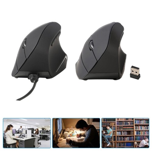Ergonomic Optical PC Computer Gaming Vertical Mouse Wired Mouse - Picture 2 of 9
