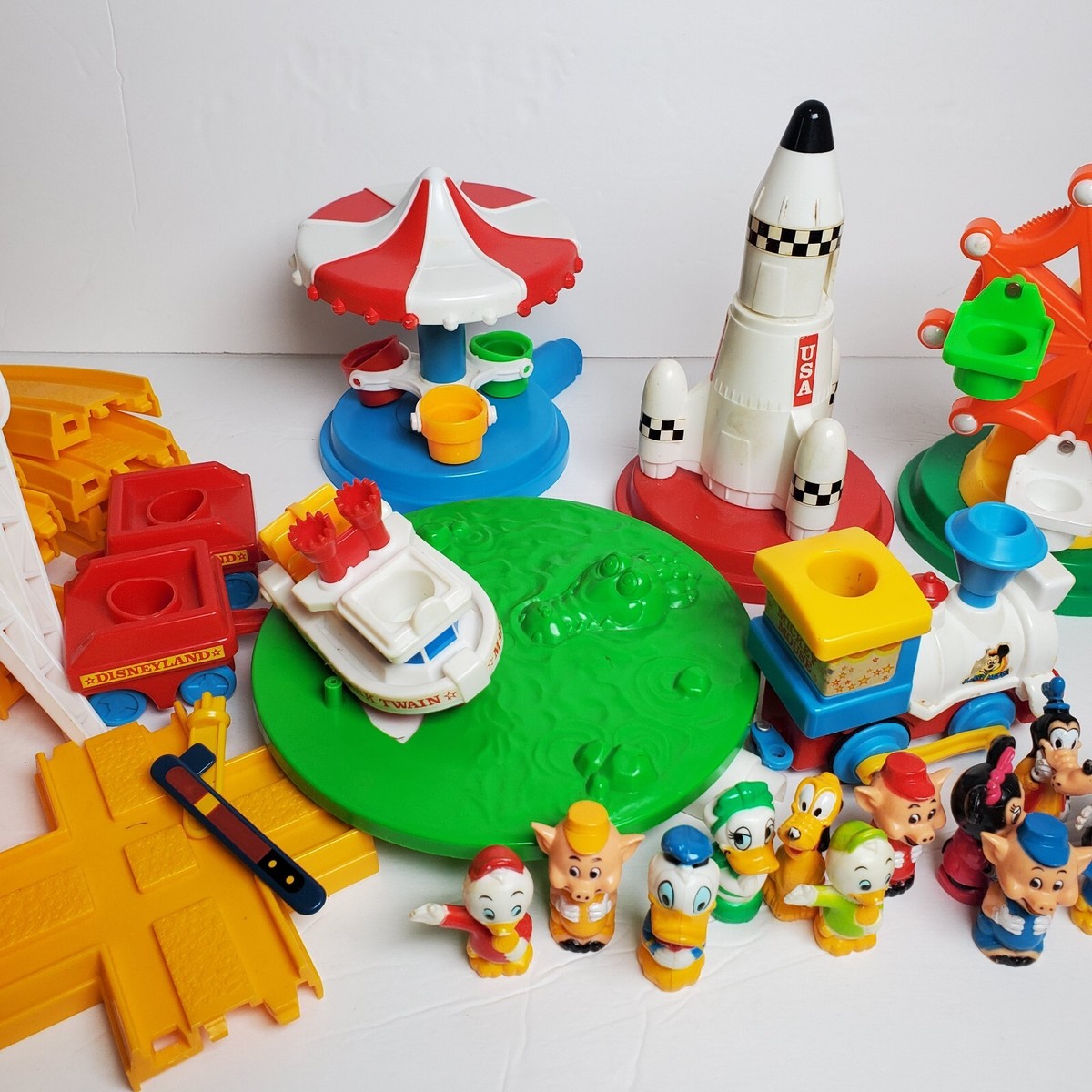 Playmates 1986 Disneyland Play Set Train w/ Box | eBay