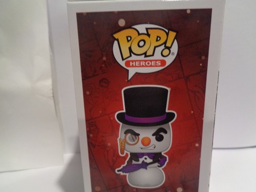 Pop 367 The Penguin Snowman Funko Vinyl & Pop Protector Super Heroes - Picture 12 of 20