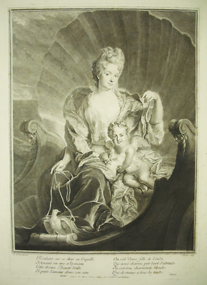 La Comtesse Cosel, Tafelaufsatz Auguste II Festung Wie Venus Ap F Von Troy 1850
