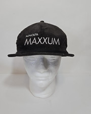 Vintage USA Minolta Maxxum Camera Corduroy Hat Snapback One Size