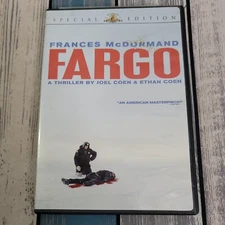 Fargo DVD Widescreen Special Edition Frances McDormand STILL HAS WHITE STRIPE!