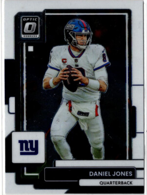 2022 Panini Donruss Optic Football Daniel Jones No. 145 New York Giants