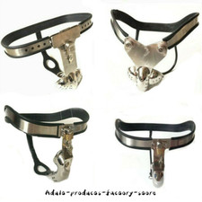 NEW Male Chastity Device Adjustable Stainless Steel Chastity Belt Cage Device