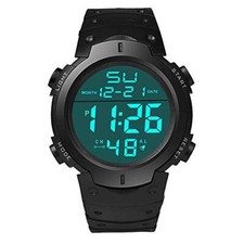 Reloj deportivo digital para hombre Reloj de pulsera con retroiluminaci n LED