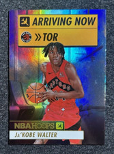 2024-25 Panini NBA Hoops Arriving Now Holo RC #20 Ja’Kobe Walter Raptors