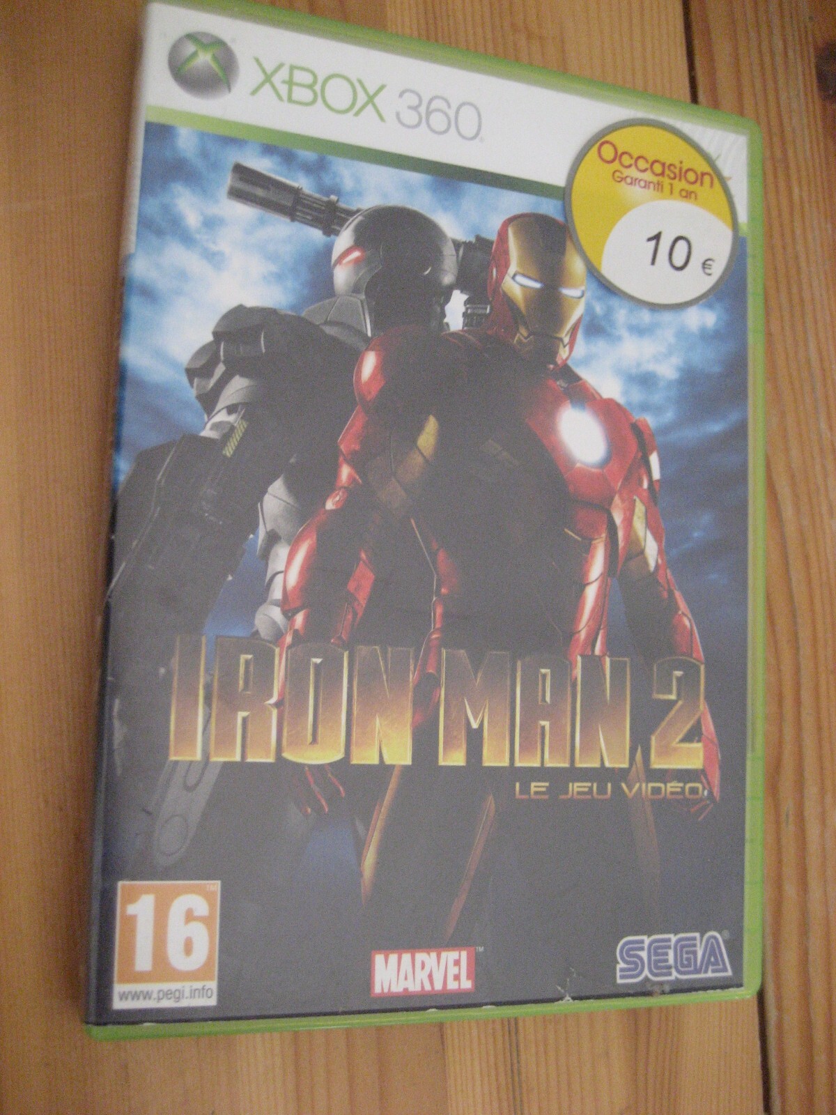 jeu xbox 360 disque avec rayures     iron man 2