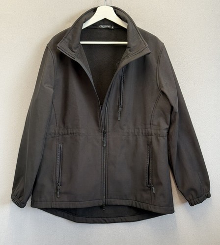 Chrisuno Women’s XL Full Zip Fleece Lined Adjustable Waist U-Shaped Hem Jacket