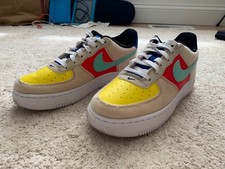 Nike Air Force 1 Lv8  Low-Top  Multi-Colored Fuzzy  Lightly Used  Very Clean