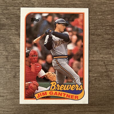 Wジェッカー W-JECCAR 1989 ウイング 2枚セット 1989 Topps Baseball Card Jim Gantner Milwaukee Brewers #671 MLB | eBay
