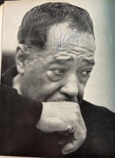 SIGNED Duke Ellington Buddy Tate Robert Patterson Barcelona  '69 Program JSA COA