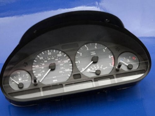 1996-2004 BMW E39 E38 E53 5 Series Dash Cluster GREY Face Gauges - Picture 3 of 4