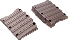 Arlen Ness 10-Gauge Rocker Box Top Covers Titanium 18-257
