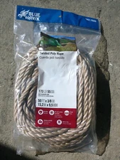 3/8" x 50' Ladder Rope Light & Strong Poly Extension Ladder Replacement Line