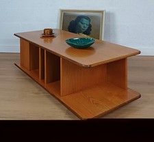 G Plan Teak Coffee Table with Storage on Casters, Delivery Available 