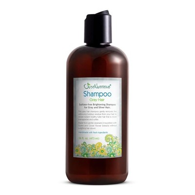 Gray Hair Shampoo | Gray Hair Treatment | Just Natural Hair Care | Natural Shamp