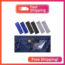 Elastic Button Extenders for Men and Women, Waist Extenders Adjustable for Pants