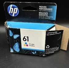 Genuine New HP 61 Tri-Color Ink Cartridge CH562WN New