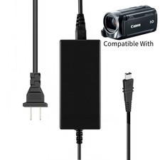 AC Adapter Charger for Canon VIXIA HF R300 R306 Camcorder