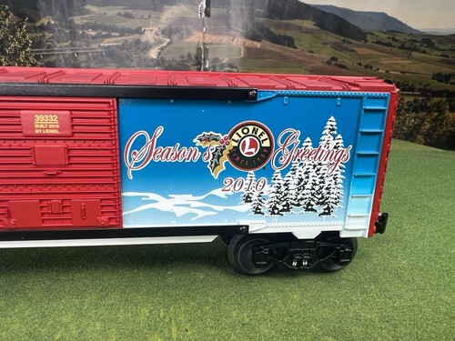 LIONEL CHRISTMAS SEASON'S GREETINGS BOXCAR #6-39332 FROM 2010 NEW IN BOX - Picture 4 of 20