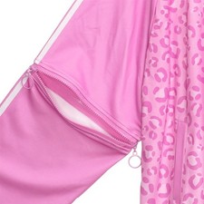 LISTEN FLAVOR Heisei Leopard 2-Way Track Jacket Pink Leopard 