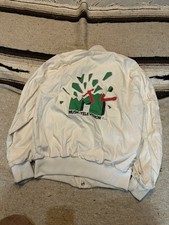 Men's M Pyramid Vtg 1980's 1984 MTV Music Video Television White Jacket USA Made
