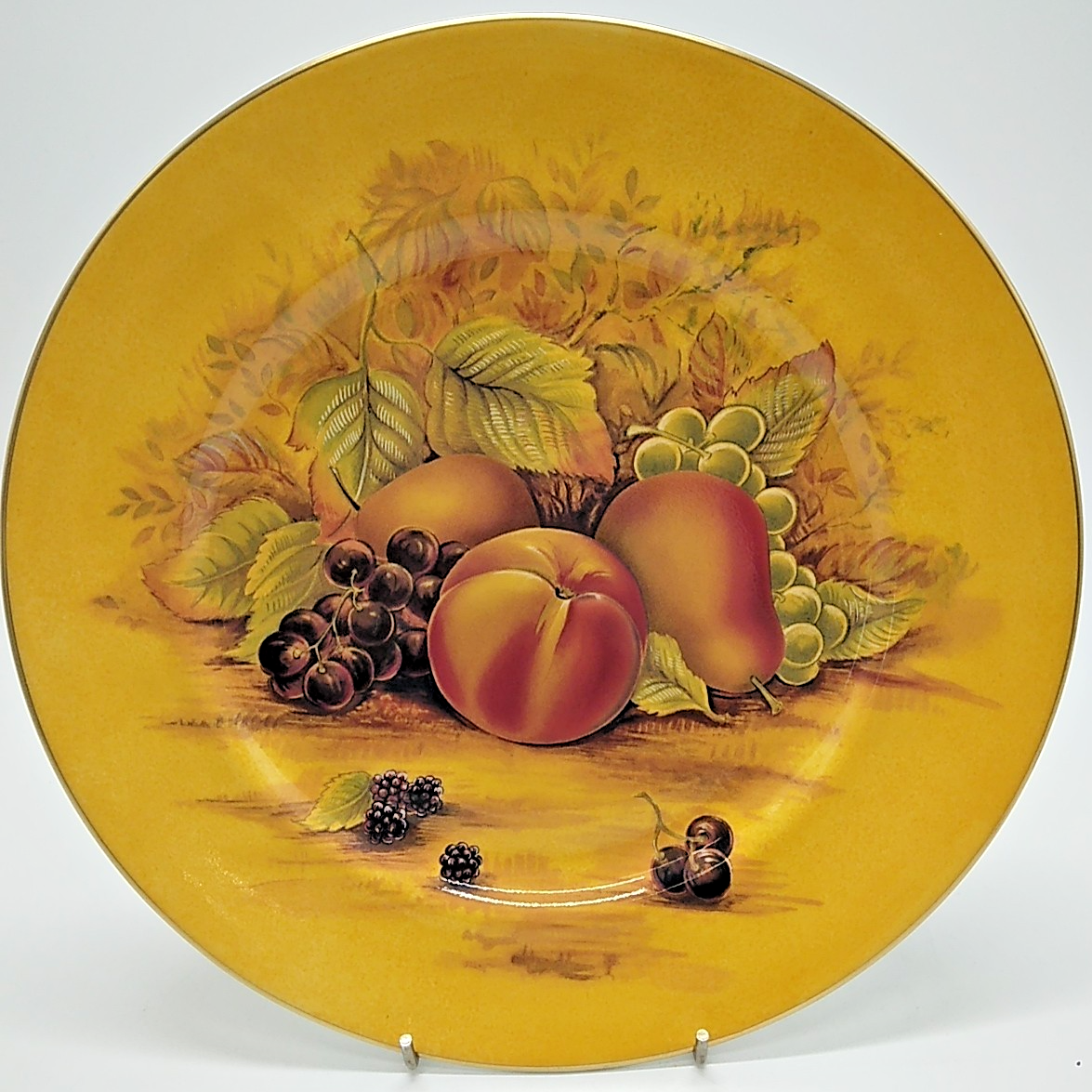 Aynsley Orchard Gold Replacement Dinner Plate 10.5"" Diameter Bone China - New