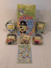 Burger King LOTE de 5 2005 Bob Esponja Pantalones Cuadrados Perdidos en el Tiempo Sellado Bob Esponja